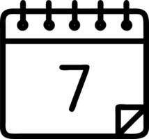 Close up of a calendar with marked deadlines and notes Set 2 vector