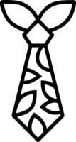 Close up of a businessmans tie with a green leaf pattern and copy space Set A vector