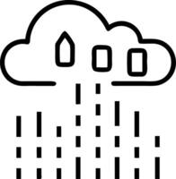 City skyline with glowing binary rain and copy space Set A vector