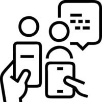 Citizens reporting cyber incidents through apps with copy space Set A vector