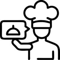 Chef using augmented reality for culinary presentation with copy space Set A vector