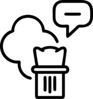 Chef hosting cooking class on reducing food waste Set A vector