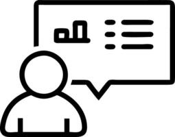 CEO reviewing customer analytics dashboard Set A7 vector