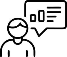 CEO reviewing customer analytics dashboard Set A6 vector