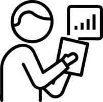 Businessman using tablet with green analytics Set A vector