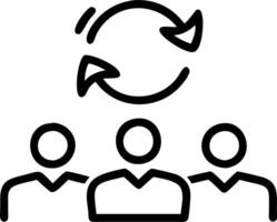 Business team strategizing on product lifecycle extension Set 2 vector