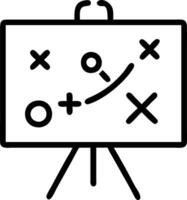Business team planning strategy on whiteboard plain background copy space on right vector