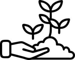 Business team planting trees together with copy space Set A vector
