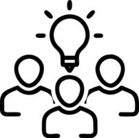 Business team collaborating in a modern office Set 2 vector