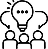 Business team brainstorming innovative solutions in a modern office Set 4 vector