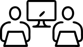 Business professionals using tablets for strategy meetings plain background copy space on top vector