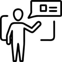 Business professional using holographic interface with copy space Set A vector