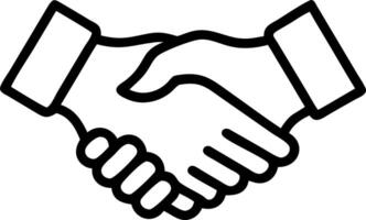Business handshake merging into green landscape and copy space Set A vector