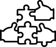 Bokeh digital art with floating puzzle pieces and team hands copy space above vector
