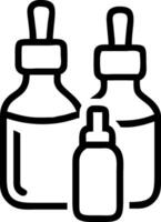 Aromatherapy essential oils bottles Set A vector