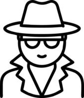 anonymous and incognito and identity vector