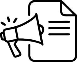 announcement and proclamation and informative vector
