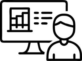 Analyst overwhelmed by complex spreadsheets Set A vector