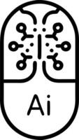 AI Powered Drug Development vector