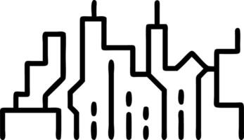 Abstract city skyline made of circuit boards with copy space Set A3 vector