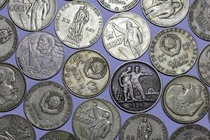 different commemorative coins of the USSR photo