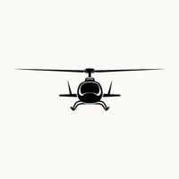 Helicopter icon on white background vector