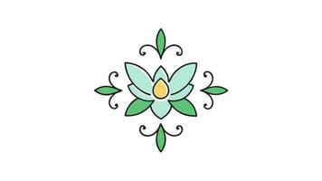 Beautiful Botanical Ornament Elements for Header and Decoration vector