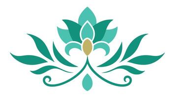Intricate Floral Design and Decorative Frame vector