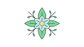 Elegant Floral Heading Design for Creative Art and Graphic Use vector