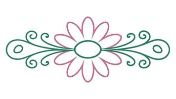 Floral Ornament Elements Illustration for Minimal and Intricate vector