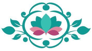 Elegant Floral Ornament Elements Design Header vector