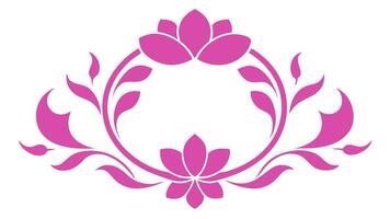 Elegant Floral Ornament Elements Design vector
