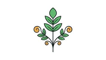 Artistic Floral Ornament Design Illustration vector