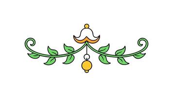 Elegant Heading Ornament Elements Design and Decoration vector