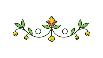 Elegant Heading Ornament Elements vector