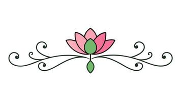 Elegant Symmetrical Heading Design Elements for Graphic Projects vector