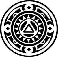 Ancient coin icon in style vector