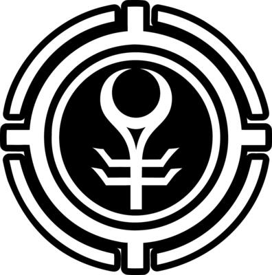 A filled style icon of venus symbol