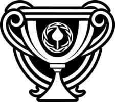 A filled style icon of temperance tarot symbol vector