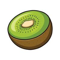 Kiwi seamless pattern vector