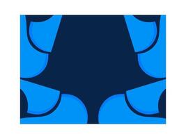 Abstract Sky Blue colored Background Design Wallpaper vector