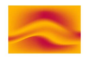 Yellow and red colored liquid Glowing Wave Mesh Gradient vector