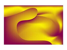 Soft Blurred Yellow or Orange colored liquid Glowing Wave Curve Mesh Gradient Background vector