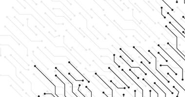 electronic futuristic communication lines with dots connecting background template with grey lines vector