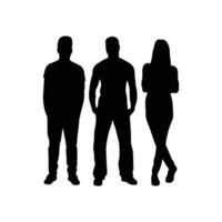 Silhouette People Icons for Digital Presentations and Print Use vector