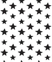 Seamless pattern of hand drawn doodle sketch star silhouette isolated on white background vector