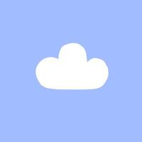 Hand drawn doodle sketch clouds vector