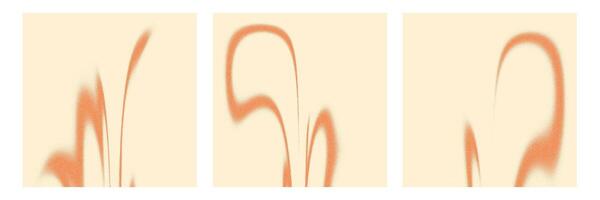 Vibrant abstract forms intertwine amidst soft noise, creating a unique visual experience. vector