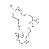 Mayotte Map Icon symbol design vector