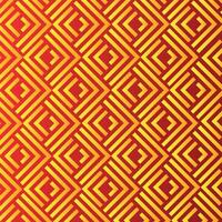 Abstract yellow pattern with red background vector